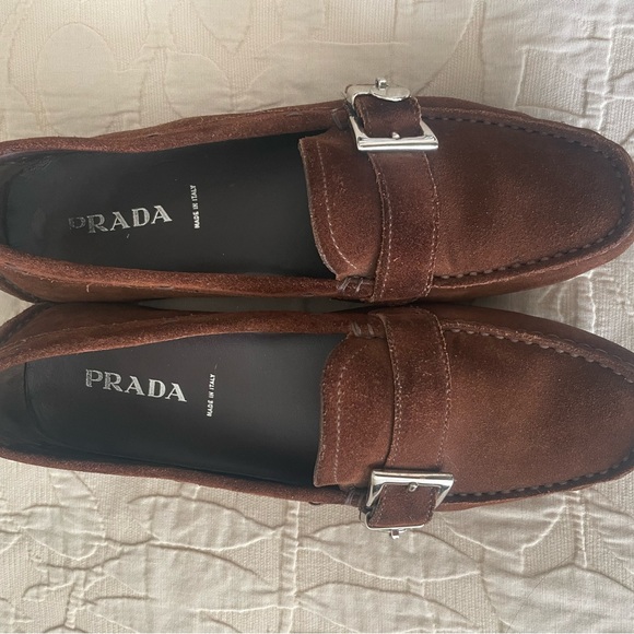 Prada Authentic Driving Loafers. Brown size 7. - Picture 12 of 14